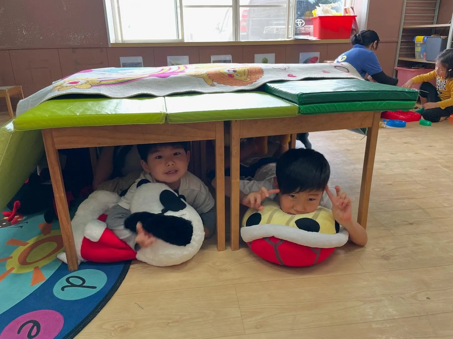 授業前の朝の自由時間。