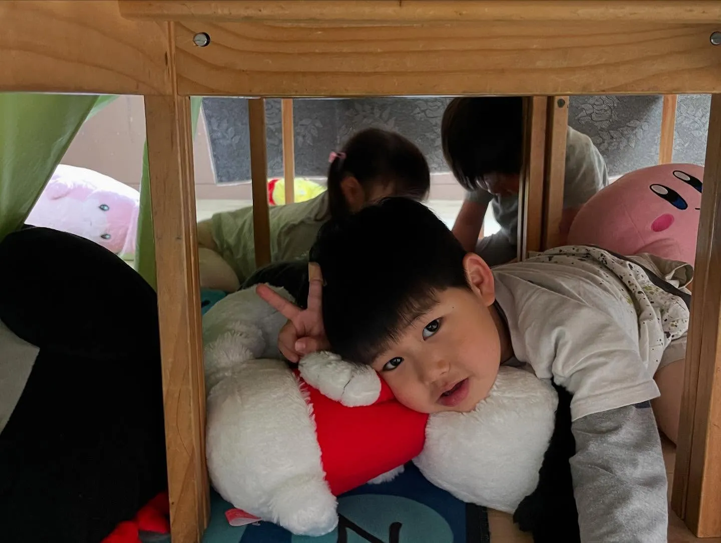 授業前の朝の自由時間。