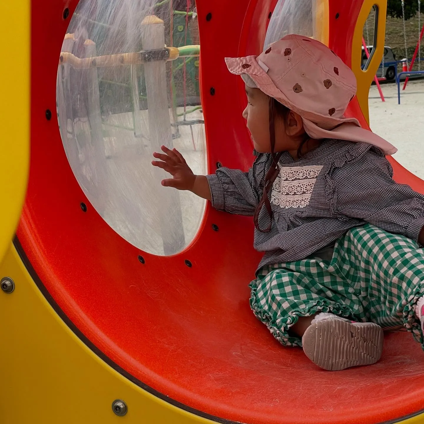 今日は、雨が降らなくてよかったです。