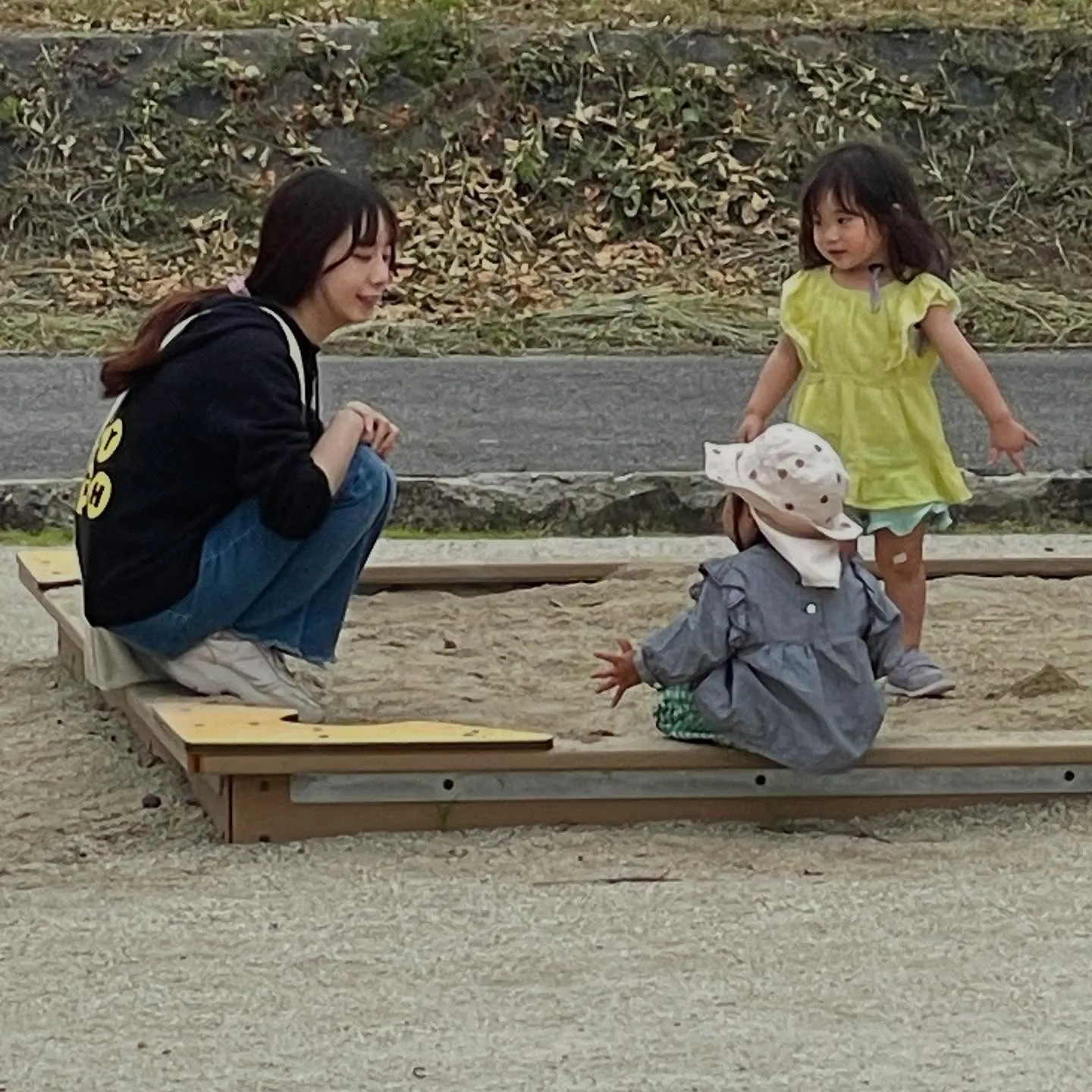 今日は、雨が降らなくてよかったです。