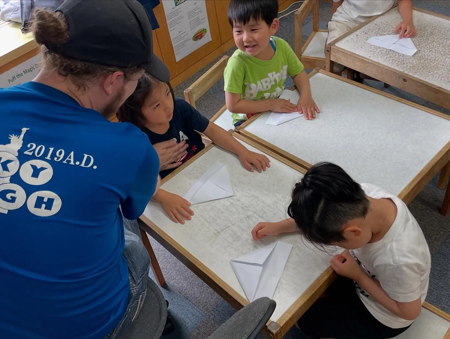 木曜日のORIGAMI TIMEは実は外国人講師にとっては大...